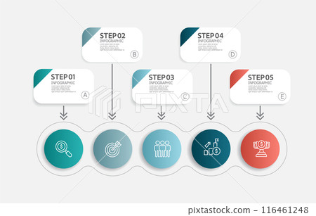 infographics timeline business workflow report background infographics timeline business workflow report background 116461248