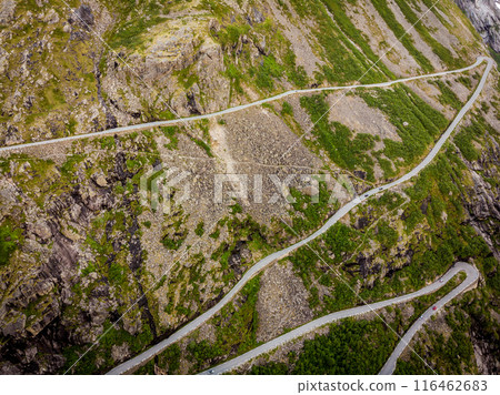 Trollstigen mountain road in Norway Trollstigen mountain road in Norway 116462683