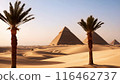 The Great Pyramids In Giza Valley, Cairo, Egypt 116462737