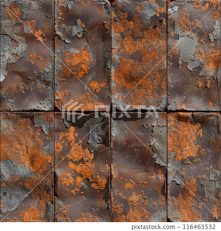 Rough surface of an aged red brick wall 116463532