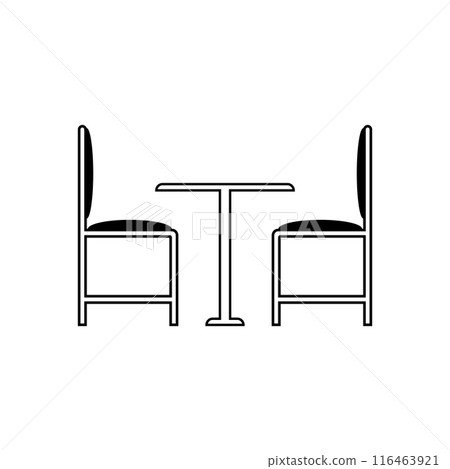 Dining table icon Dining table icon 116463921