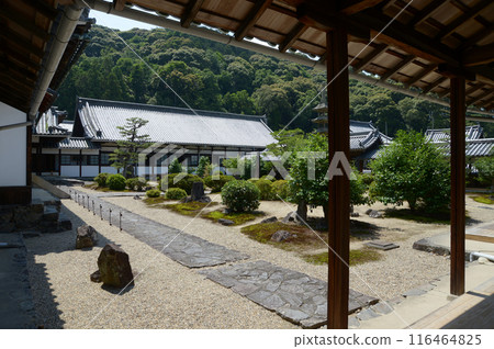 Koshoji Temple - View of the kuri from the corridor, Uji, Kyoto Prefecture 116464825