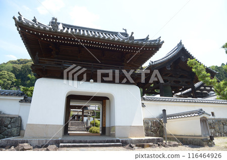 Koshoji Temple, mountain gate and bell tower, Uji, Kyoto Prefecture Koshoji Temple, mountain gate and bell tower, Uji, Kyoto Prefecture 116464926