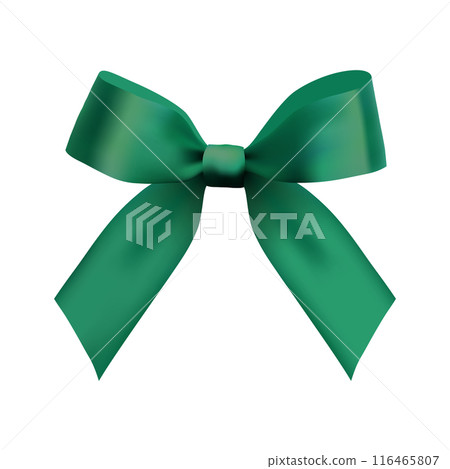 bow green ribbon vector design material 116465807