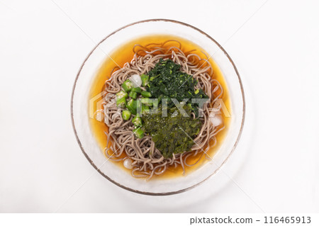 黏冷蕎麥麵（秋葵、molokheiya、mekabu） 116465913