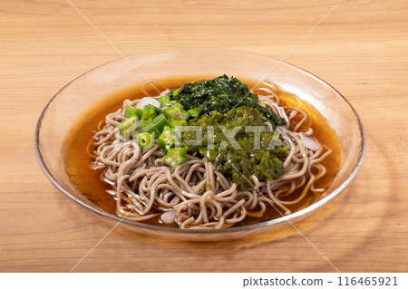 黏冷蕎麥麵（秋葵、molokheiya、mekabu） 116465921