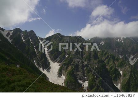 View of the Fukiya no Ken area from the Karamatsudake hiking trail 116465927