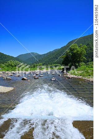 清津川 美麗的山水風景 新潟縣湯澤町 清津川 美麗的山水風景 新潟縣湯澤町 116465962