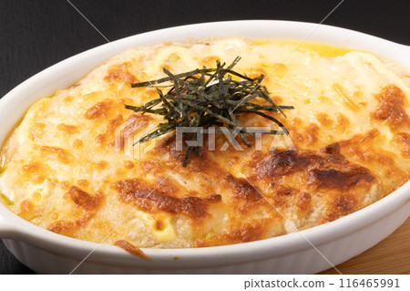 Yam and grated yam gratin Yam and grated yam gratin 116465991