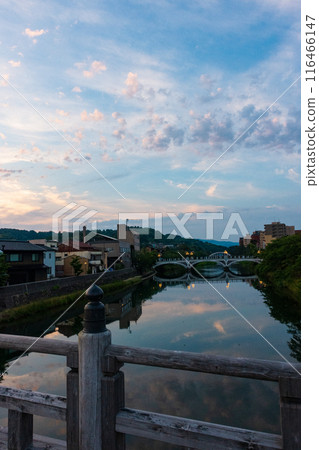 Kanazawa Asano River in the early morning Kanazawa Asano River in the early morning 116466147