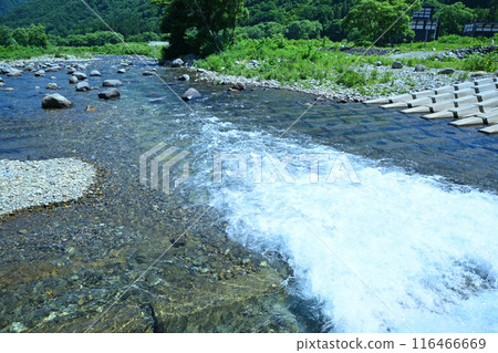 Kiyotsu River, rapids, river scenery, Yuzawa Town, Niigata Prefecture Kiyotsu River, rapids, river scenery, Yuzawa Town, Niigata Prefecture 116466669