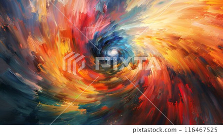 Abstract paint swirl background material 116467525