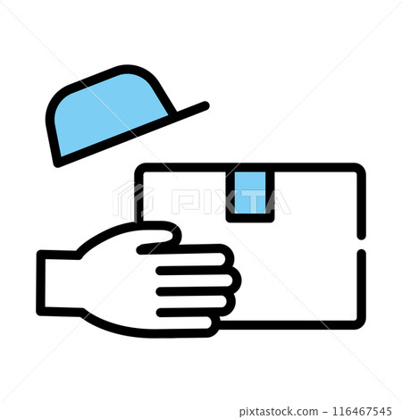 Delivery, delivery person, luggage, goods, logistics 116467545