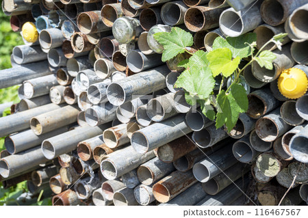 Iron pipe material texture image Iron pipe material texture image 116467567