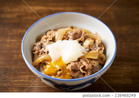 溫泉蛋牛肉蓋飯 116468249