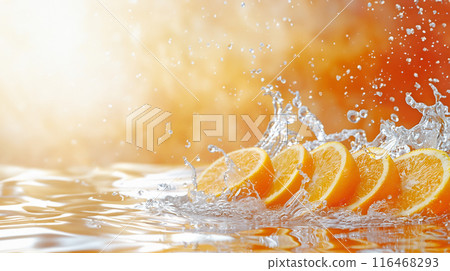 Fresh orange image AI image 116468293