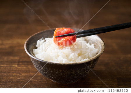 辛明太子放在熱飯上 辛明太子放在熱飯上 116468320