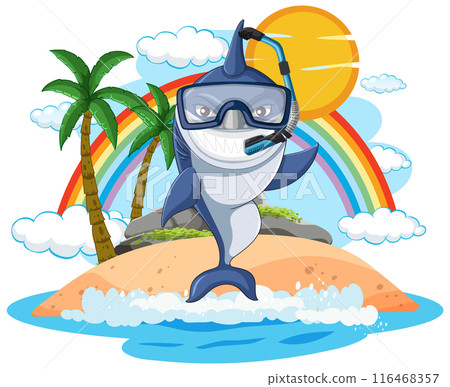 Shark on Tropical Island Adventure 116468357
