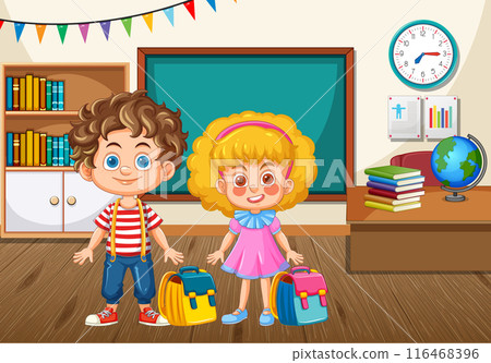 Children in a Classroom Setting 116468396