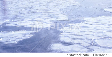 Frozen scenery of Tokotan Coast, Hokkaido Frozen scenery of Tokotan Coast, Hokkaido 116468542