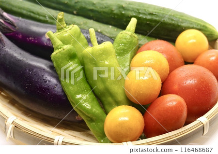 夏季蔬菜色彩繽紛 夏季蔬菜色彩繽紛 116468687
