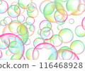 Soap bubble background illustration 116468928
