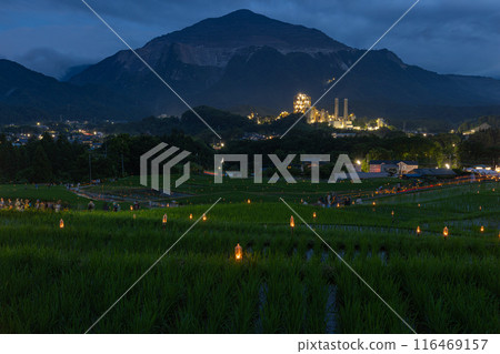 Terasaka Rice Terrace Firefly Bonfire Festival 116469157