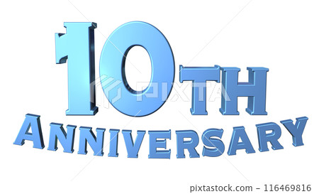 3DCG角色「10th Anniversary/10th Anniversary」藍色、藍色 116469816