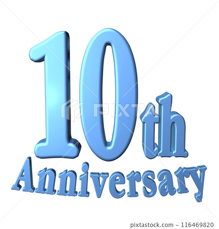 3DCG角色「10th Anniversary/10th Anniversary」藍色、藍色 116469820