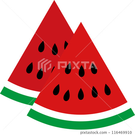 Summer cute watermelon illustration 116469910