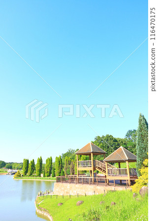 A view of Aichi Health Forest Park, which spans Obu City and Higashiura Town in Aichi Prefecture A view of Aichi Health Forest Park, which spans Obu City and Higashiura Town in Aichi Prefecture 116470175
