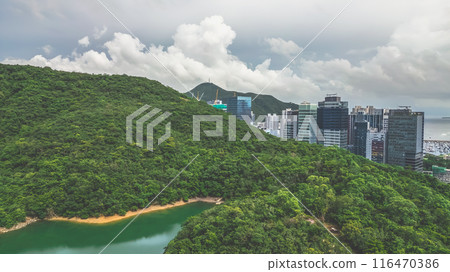 June 29 2024 a Serene Aberdeen Reservoirs in Hong Kong 116470386