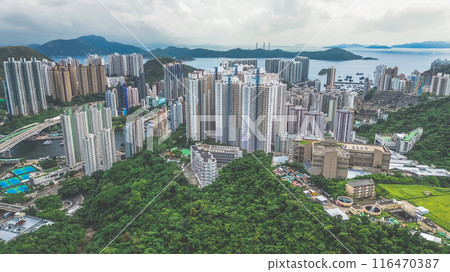 June 29 2024 the Residential district in Aberdeen Hong Kong June 29 2024 the Residential district in Aberdeen Hong Kong 116470387