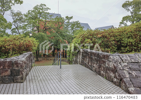 The location in Nagasaki Peace Park, Nagasaki, Japan May 12 2024 The location in Nagasaki Peace Park, Nagasaki, Japan May 12 2024 116470483
