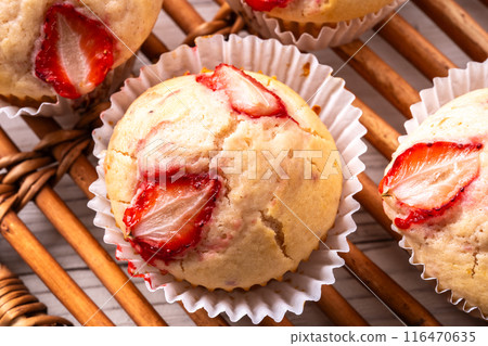 Strawberry muffins Strawberry muffins 116470635