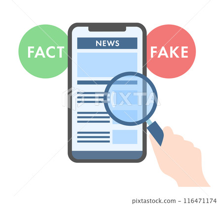 Image of checking the truth of the news Image of checking the truth of the news 116471174