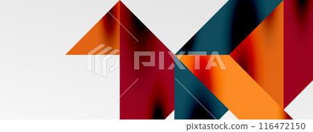 Tech minimal overlapping triangle shapes elements geometric graphic pattern Tech minimal overlapping triangle shapes elements geometric graphic pattern 116472150