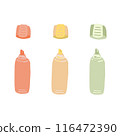 Set of Three Highlighters flat design  116472390