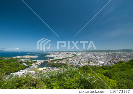 從高津山展望台眺望和歌山市的景色【和歌山縣、歌山市】 116473127