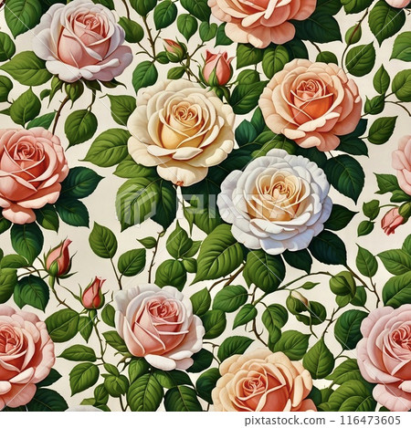 玫瑰無縫模式 玫瑰無縫模式 116473605