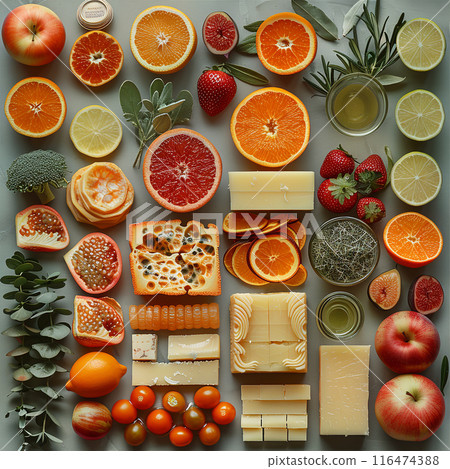 A Feast for the Eyes, selection of ingredients. A Feast for the Eyes, selection of ingredients. 116474388