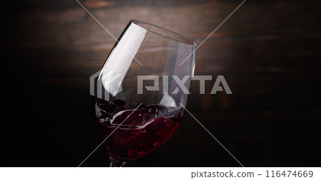 Jelly in a wine glass 116474669
