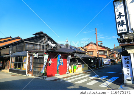 [Hyogo Prefecture] Sunny cityscape of Izushi Castle Town 116475171