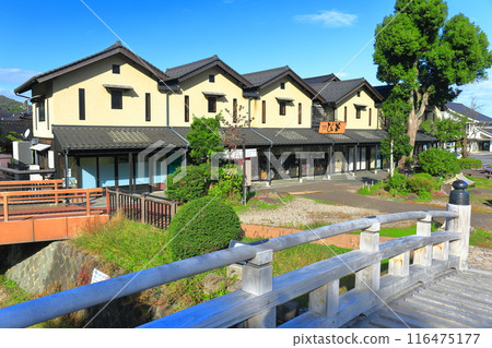 [兵庫縣]出石城下町的晴朗街景 116475177