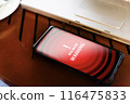 Smart phone malware warning concept. 116475833