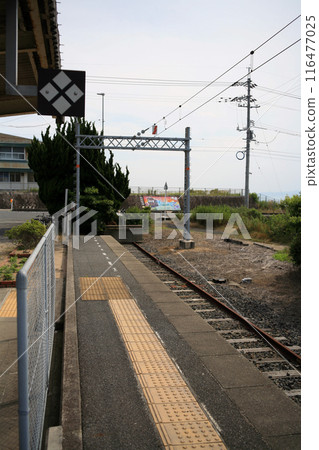 The end of the dead-end line (JR Nagato Motoyama Station) 116477025