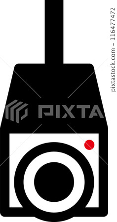 Security camera front Security camera front 116477472