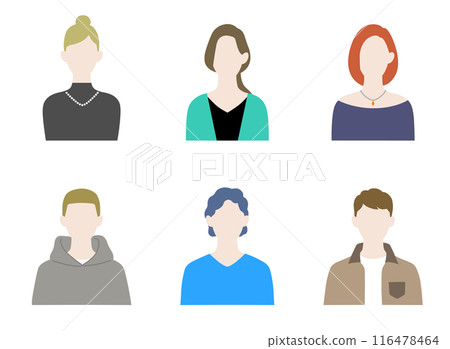 男女人物素材套裝 116478464