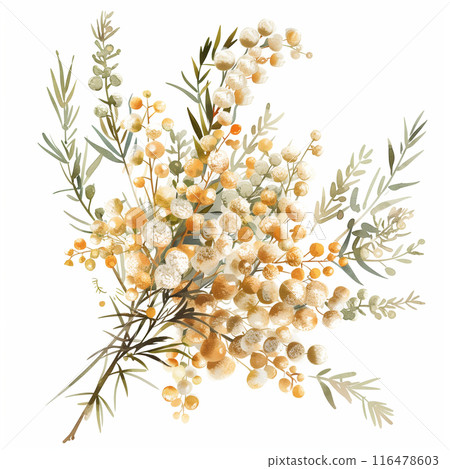 花卉花束花簡單插畫 116478603