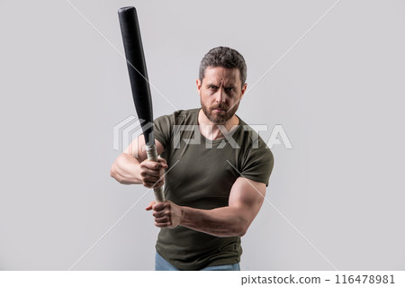photo of man with aggression, selective focus. man with aggression threatening. photo of man with aggression, selective focus. man with aggression threatening. 116478981